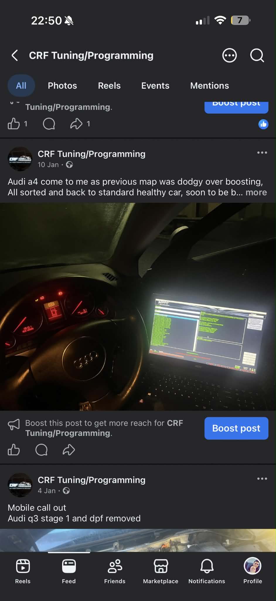 Audi A4 Recovery